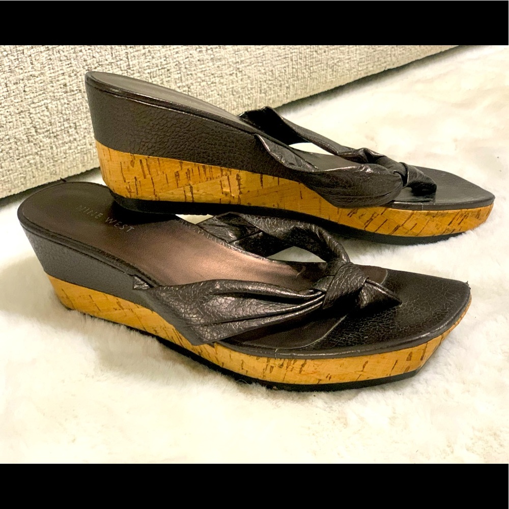 Nine West wedges size 9
